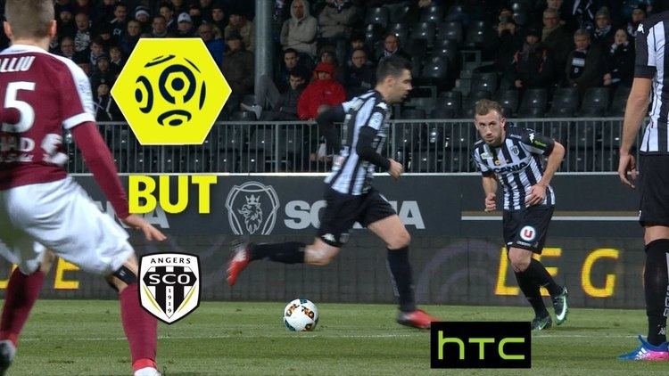 Flavien Tait But Flavien TAIT 25 Angers SCO FC Metz 21 201617