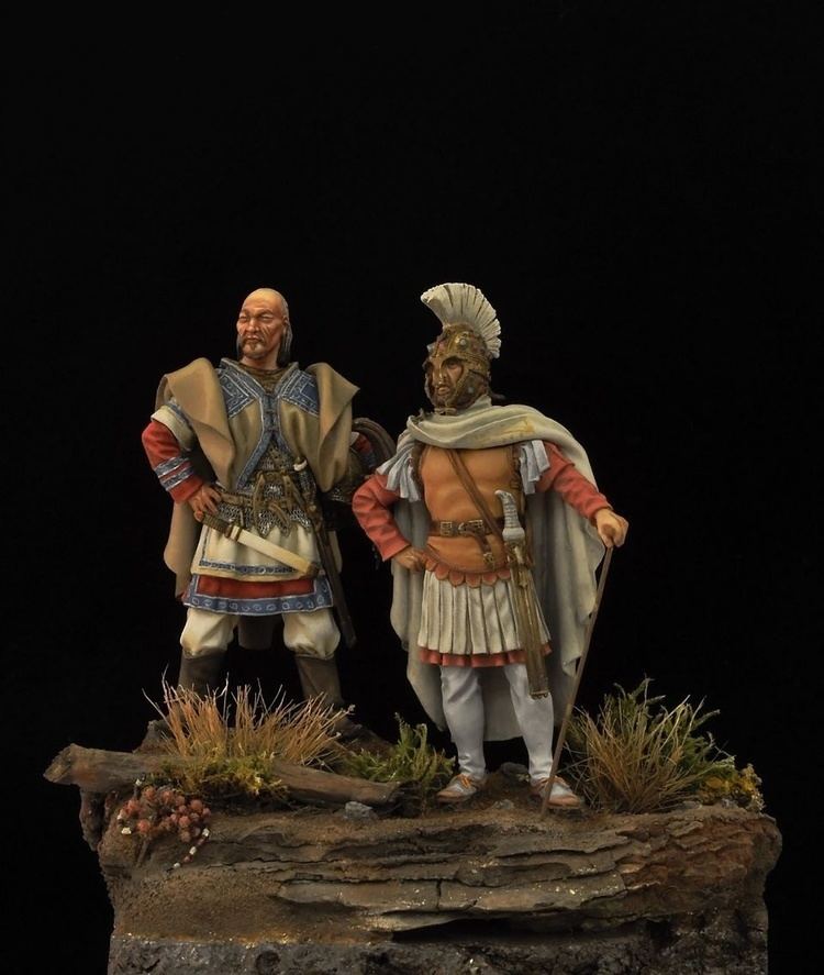 Flavius Aetius Flavius Aetius and his Bodyguard by adoril PuttyampPaint