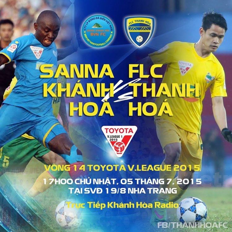 FLC Thanh Hóa F.C. Trc tip Sanna Khnh Ho FLC Thanh Ho Vng 14 Vleague 2015
