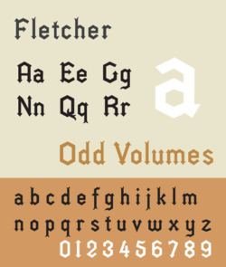 Fletcher (typeface) httpsuploadwikimediaorgwikipediacommonsthu