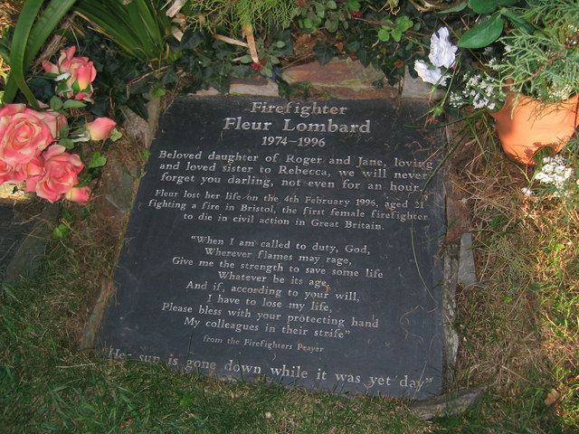 Fleur Lombard Tablet of Firefighter Fleur Lombard QGM Roger Lombard