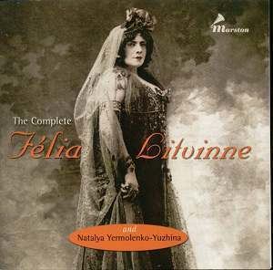 Félia Litvinne The Complete Felia Litvinne Marston 520492 JW Classical CD