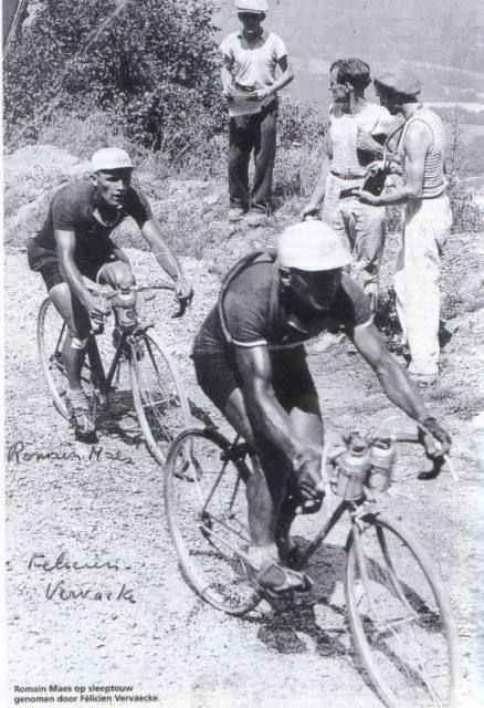 Félicien Vervaecke Tour de France 1935 Flicien Vervaecke 19071986 e Romain Maes
