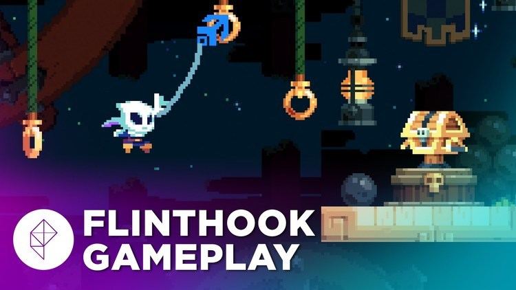 Flinthook Exclusive First Gameplay FLINTHOOK a Grappling Hook RogueLite