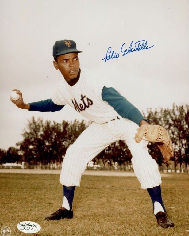 Félix Mantilla (baseball) Item Detail 1962 New York Mets Felix Mantilla Autographed 8x10