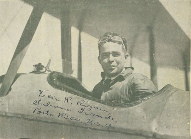 Félix Rigau Carrera Flix Rigau Carrera the first Puerto Rican fighter pilot