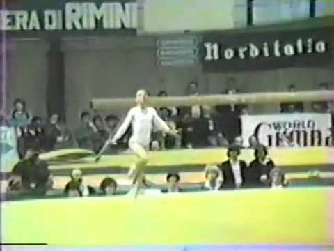 Florence Laborderie 7th EF FX FRA Florence Laborderie 1984 Jr European Gymnastics