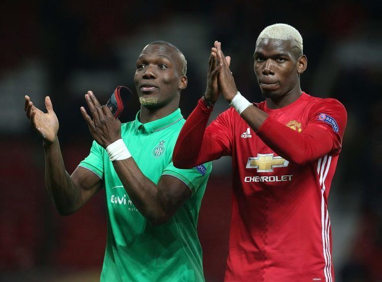 Florentin Pogba SaintEtienne star Florentin Pogba proudly wears his brothers