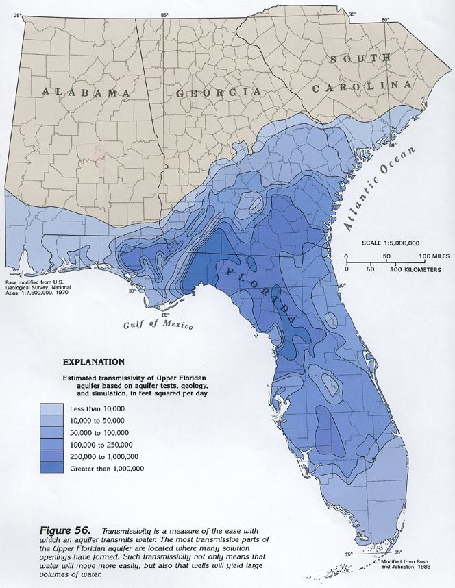 Floridan aquifer HA 730G Floridan aquifer system text