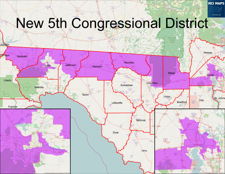 Florida's 5th congressional district The New Florida 5th There39s a feeling I get as I look to the West