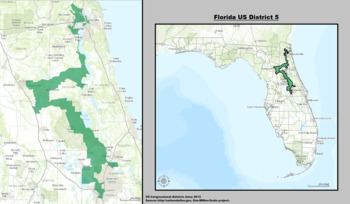 Florida's 5th congressional district Florida39s 5th congressional district Wikipedia