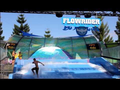 FlowRider (Dreamworld) Flowrider Surfing Dreamworld on the Gold Coast Australia YouTube