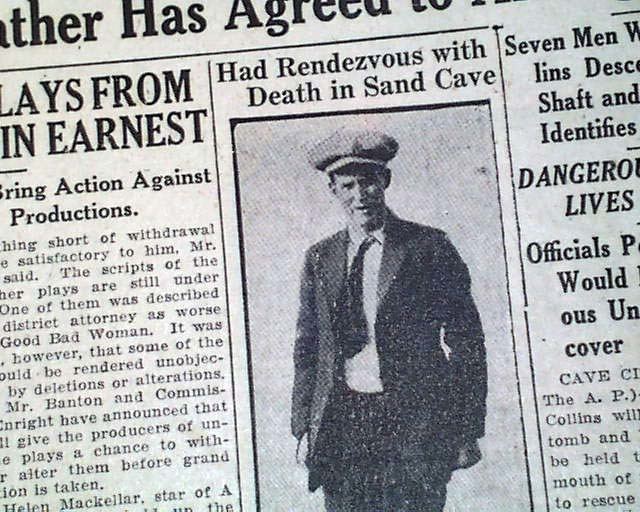 Floyd Collins William Floyd Collins found dead in Kentucky cave