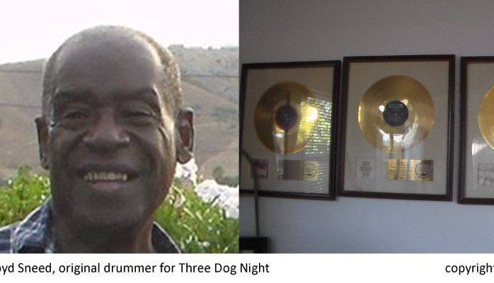 Floyd Sneed Floyd Sneed original drummer for Three Dog Night signs book deal