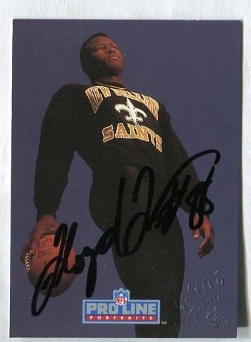 Floyd Turner Floyd Turner New Orleans Saints certified autograph 1992 Pro Line