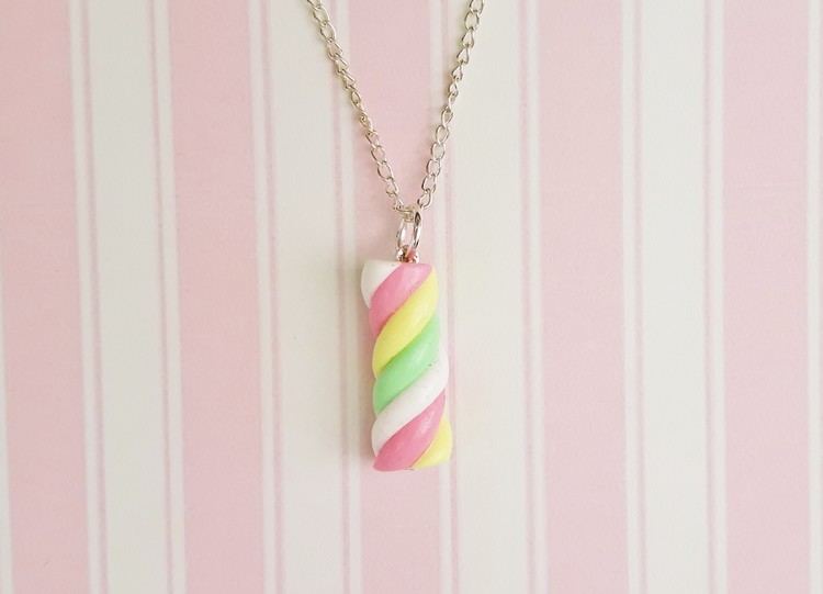 Flump (sweet) Marshmallow Flump Necklace ShinyCreations