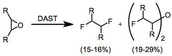Fluorination with aminosulfuranes