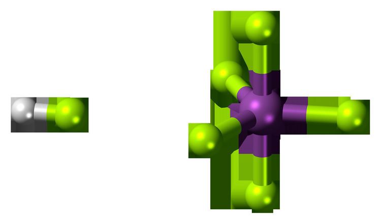 Fluoroantimonic acid FileFluoroantimonic acid 3D ballpng Wikimedia Commons