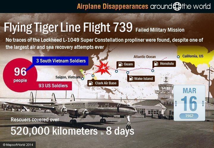 Flying Tiger Line Flight 739 Airplane Mysteries Around the World Around the world