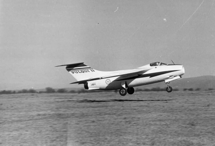 FMA IAe 33 Pulqui II Pulqui II last prototype ca 1956 FMA IAe 33 Pulqui II in the