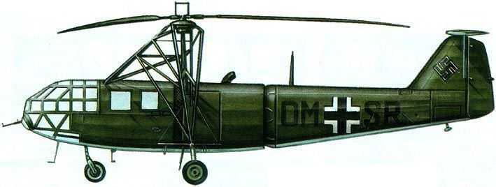 Focke-Achgelis Fa 223 WINGS PALETTE FockeAchgelis Fa223 Drache Germany Nazi