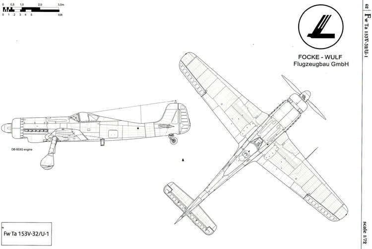 Focke-Wulf Ta 153 FockeWulf Ta 153 B1 and Ta 153 D1