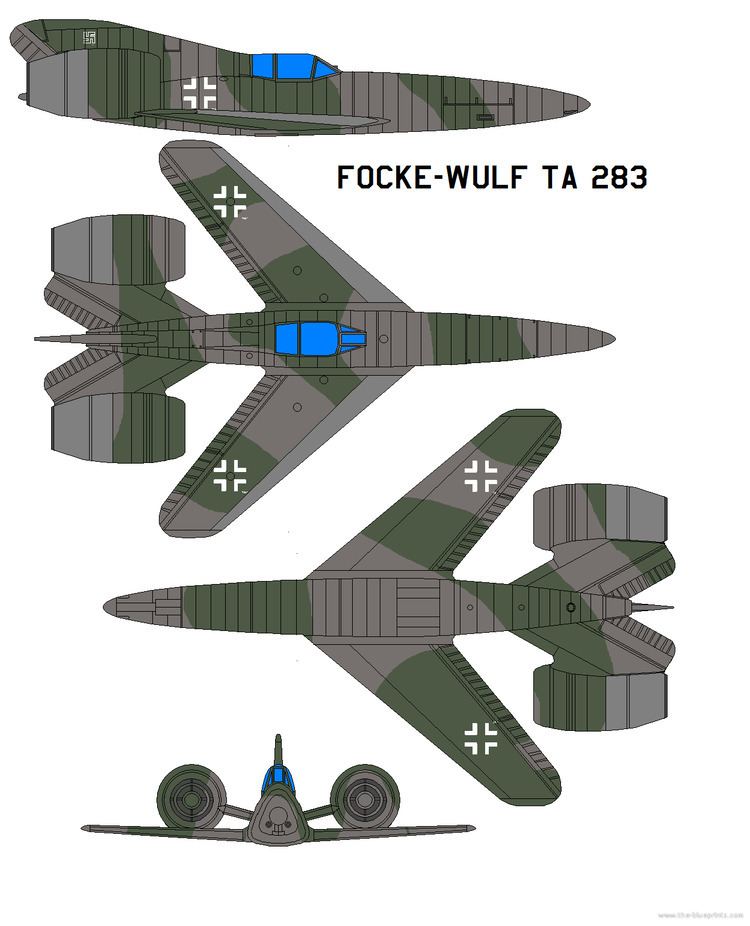Focke-Wulf Ta 283 TheBlueprintscom Blueprints gt WW2 Airplanes gt FockeWulf gt Focke