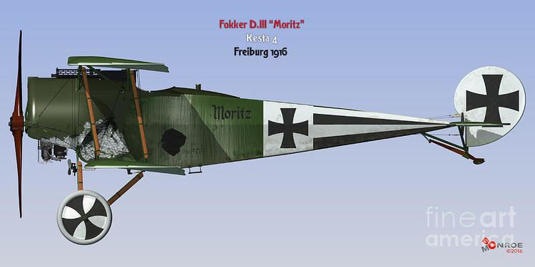 Fokker D.III Fokker Diii Moritz Digital Art by Bo Monroe
