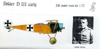 Fokker D.III HR Model 172 Resin Fokker DIII