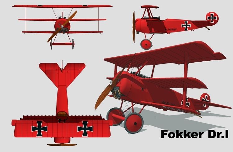 Fokker Dr.I FileFokker DrI 3 vuesjpg Wikimedia Commons