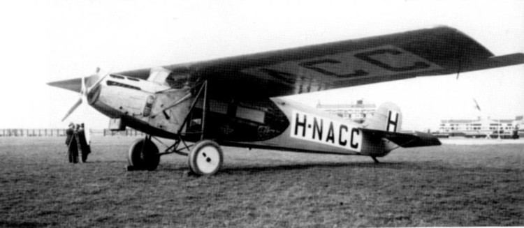 Fokker F.VII Fokker F7a HNACC met fotograafjpg