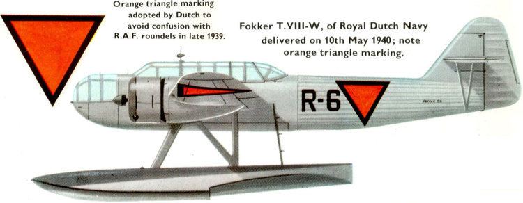 Fokker T.VIII WINGS PALETTE Fokker TVIII Netherlands