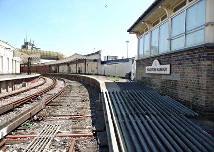 Folkestone Harbour railway station Folkestone Harbour railway station Folkestone Kent UK