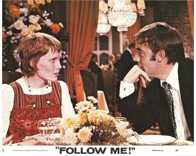 Follow Me! (1972 film) MIA FARROW MICHAEL JAYSTON in The Public Eye aka Follow Me