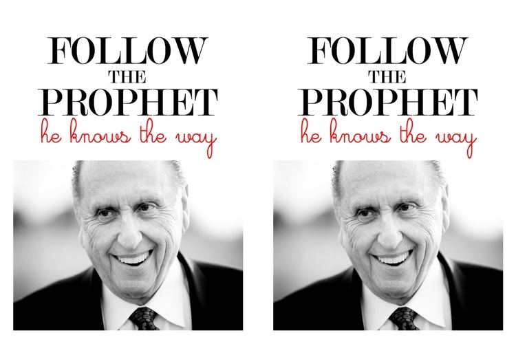 Follow the Prophet My Craft Journal Follow the Prophet Handout