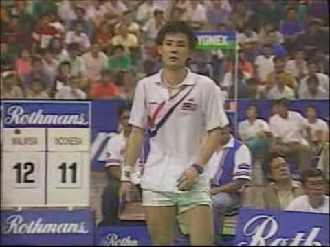 Foo Kok Keong 1992 Thomas Cup final Foo Kok Keong vs Alan Budi Kusuma YouTube