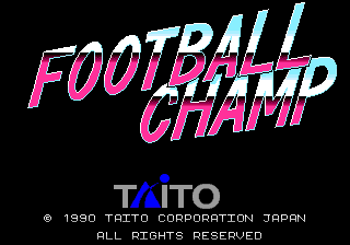 Football Champ Play Football Champ Coin Op Arcade online Play retro games online