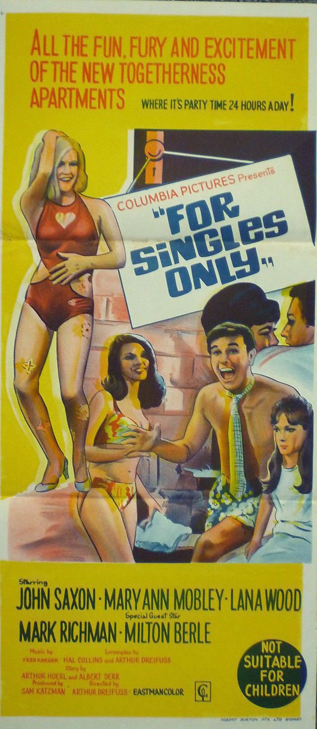 For Singles Only For Singles Only 1968 tall poster Beach Party Movies