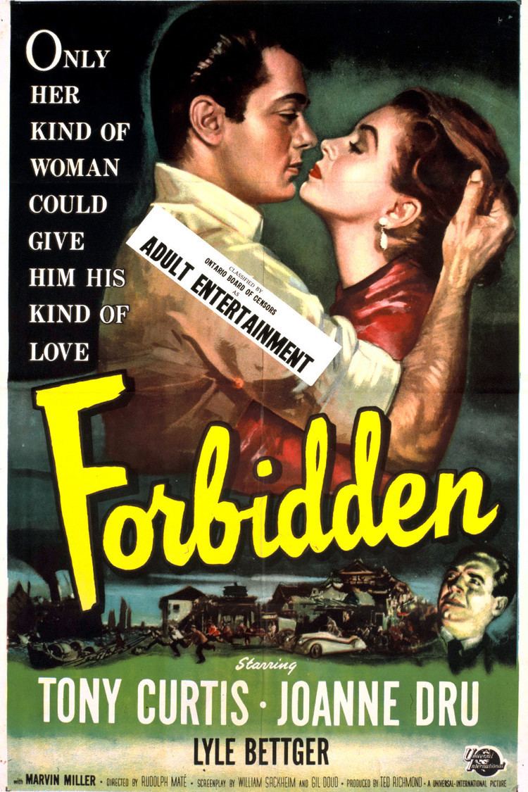Forbidden (1953 film) wwwgstaticcomtvthumbmovieposters41432p41432