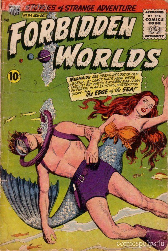 Forbidden Worlds FORBIDDEN WORLDS Digital Comics 84 issues 194 GB DVD for sale