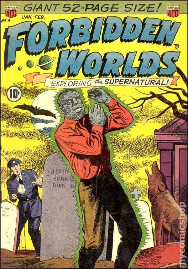 Forbidden Worlds Forbidden Worlds 1952 comic books