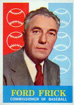 Ford Frick Former Baseball Commissioner Ford Frick 15 Who Died Saturday is