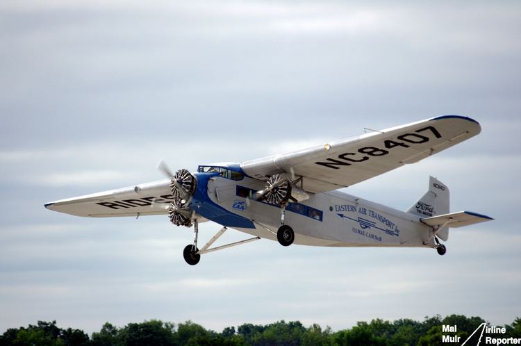 Ford Trimotor Flying on a Vintage Ford TriMotor For the First Time