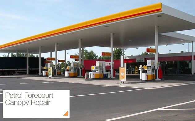 Forecourt Petrol Forecourt Canopy Repair Impact Facilities Management Limited