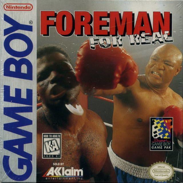 Foreman For Real Foreman For Real Box Shot for Game Boy GameFAQs