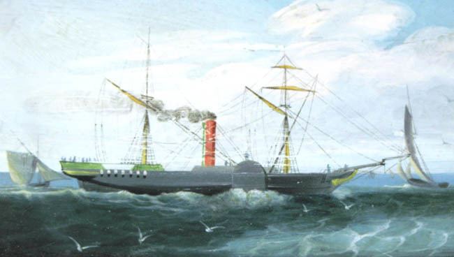 Forfarshire (ship) FileSS Forfarshire from a Contemporary Paintingjpg Wikimedia Commons