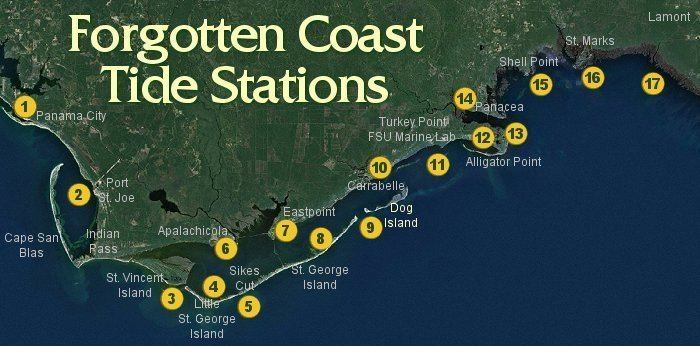Forgotten Coast Forgotten Coast Tide Charts ApalachicolaBaycom