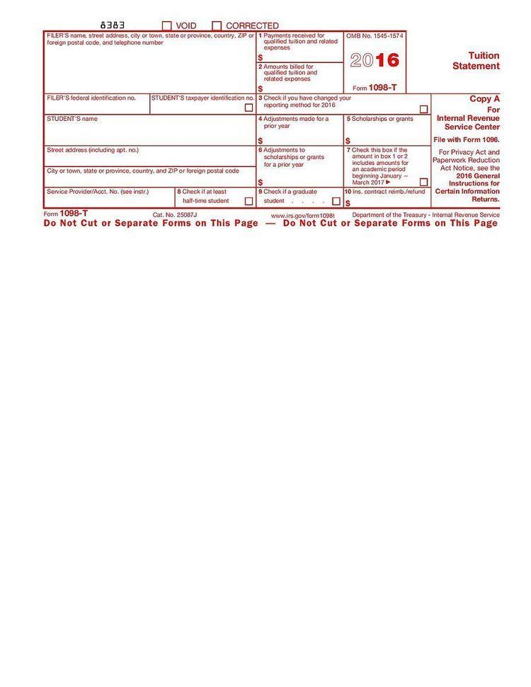 Form 1098-T