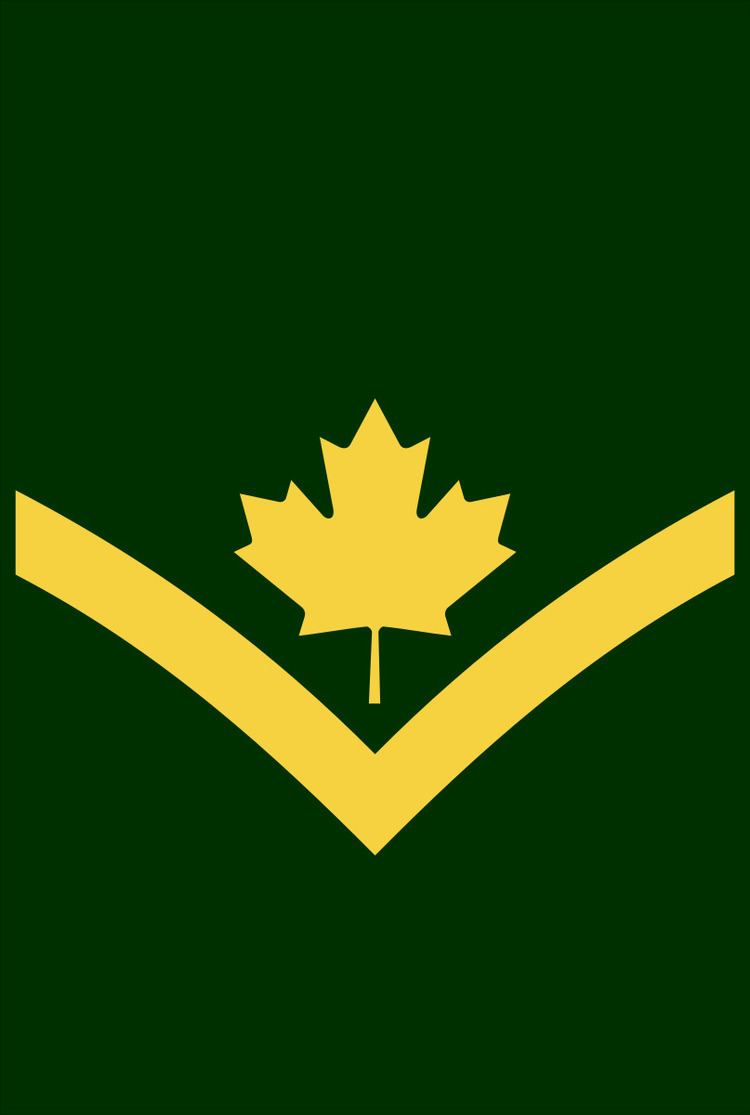 Former ranks of the Canadian Forces