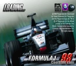 Formula 1 98 Formula 1 98 ROM ISO Download for Sony Playstation PSX CoolROMcom